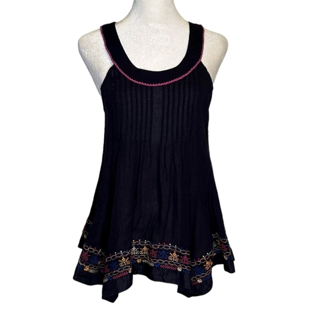 Anthropologie Floreat Embroidered Blouse.